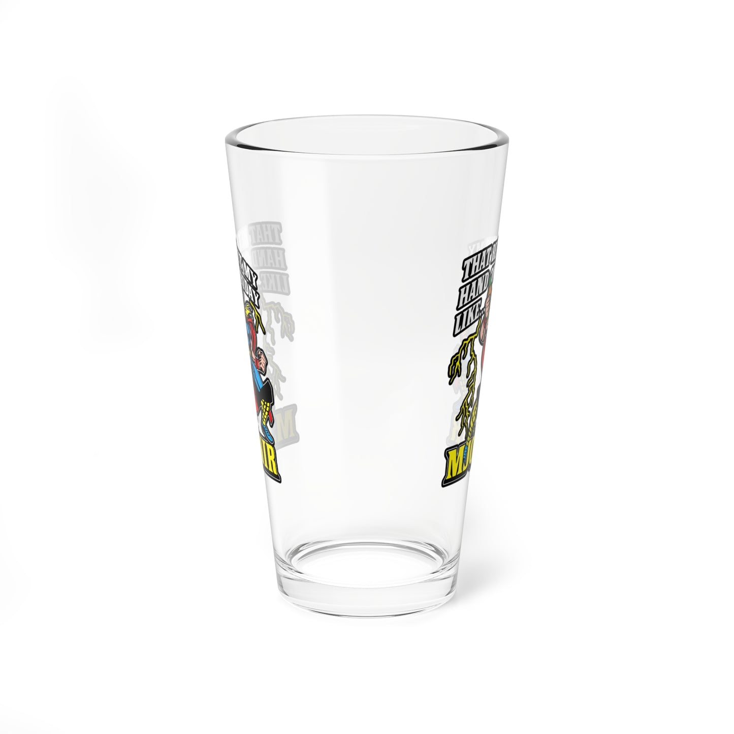 That Beer Hit My Hand On A Friday Like Mjolnir Beer Glass.