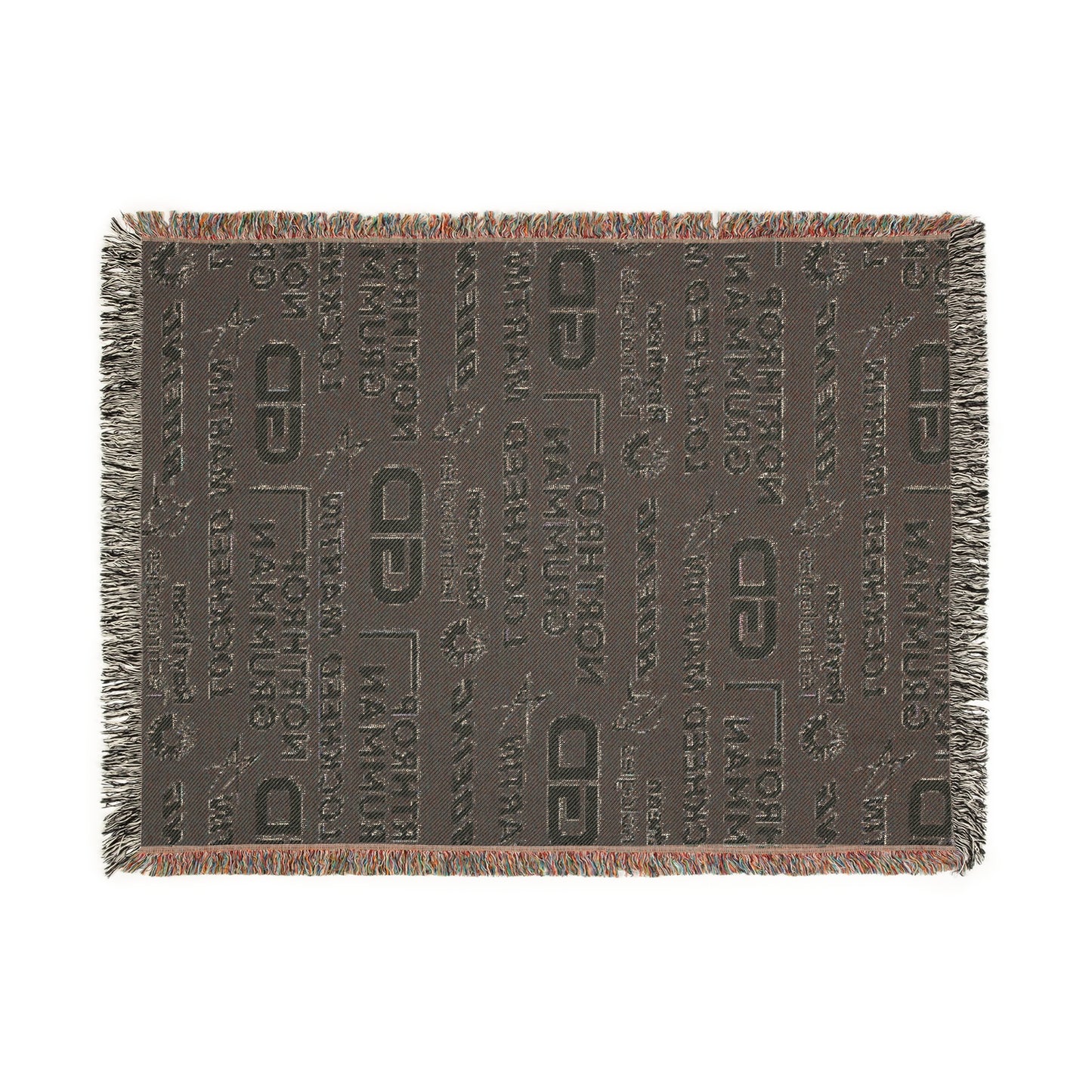 Military Industrial Complex Woven Blanket.