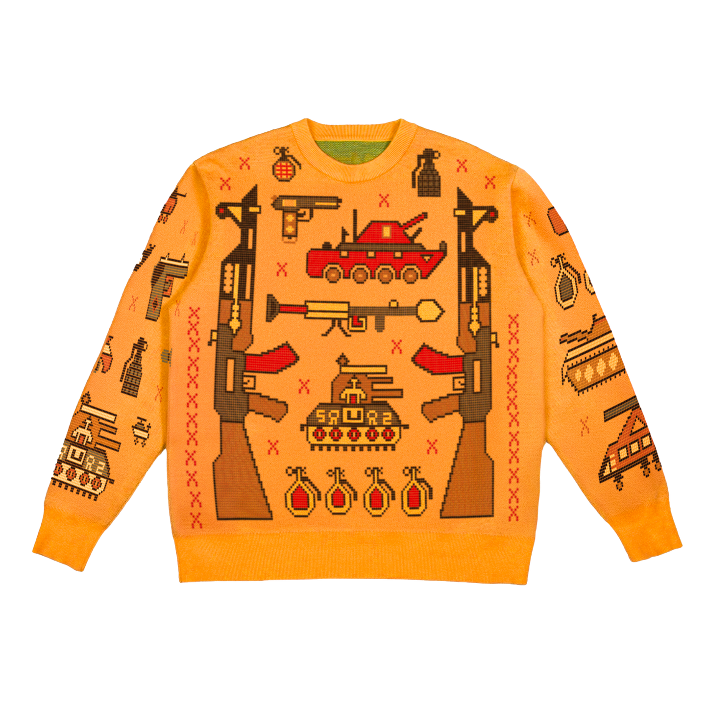 War Rug Sweater (Orange).