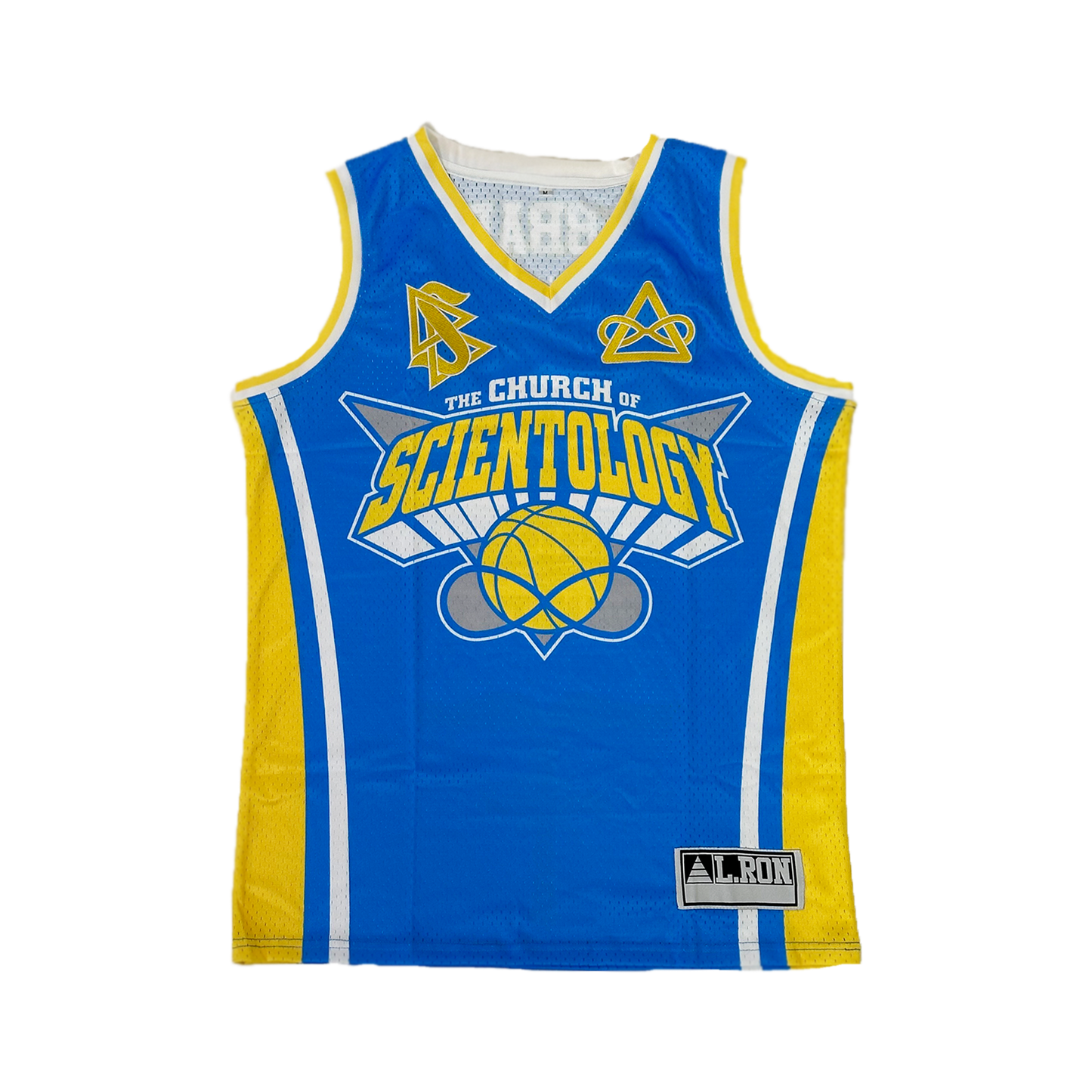 Scientology Basketball Jersey.