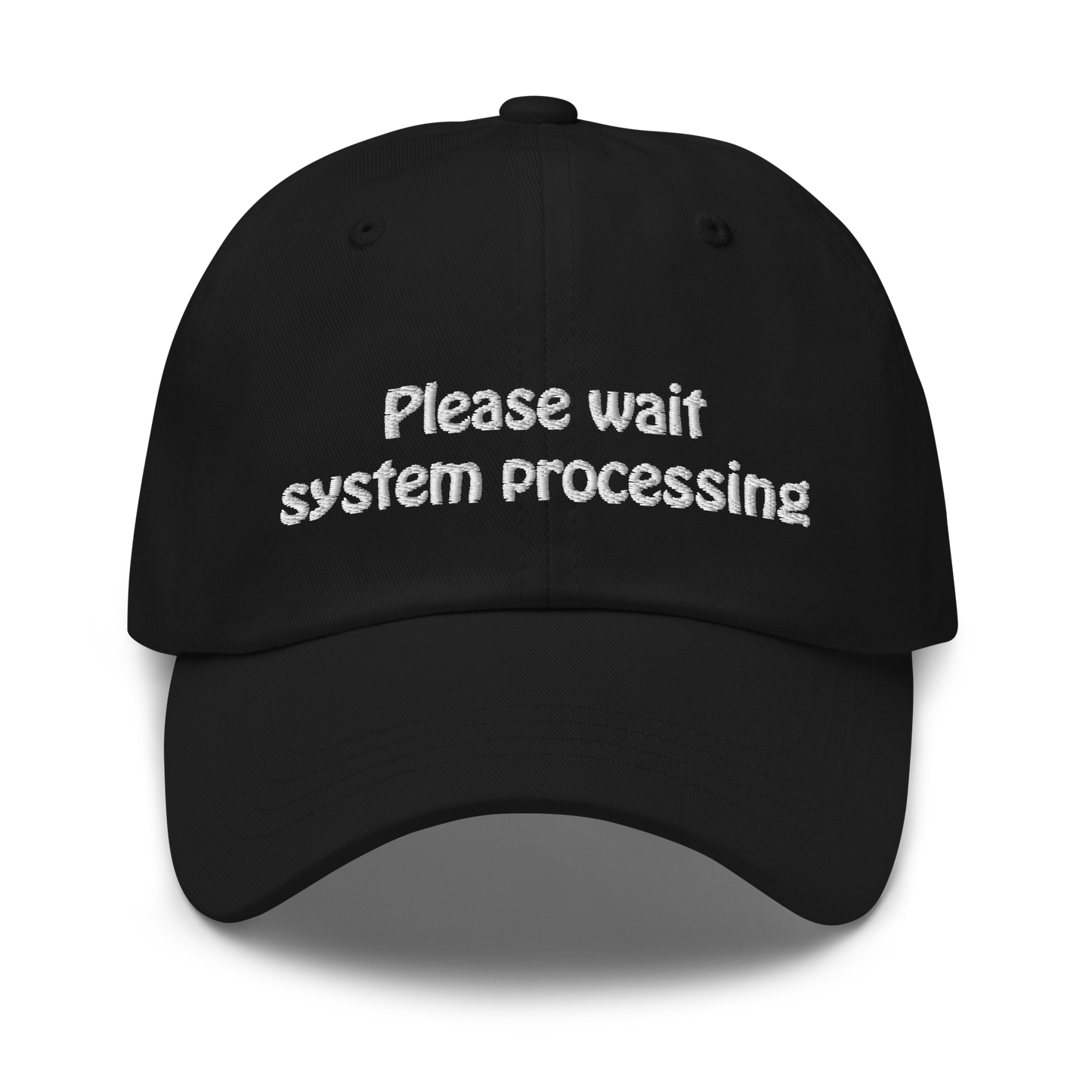 Please Wait System Processing Hat.
