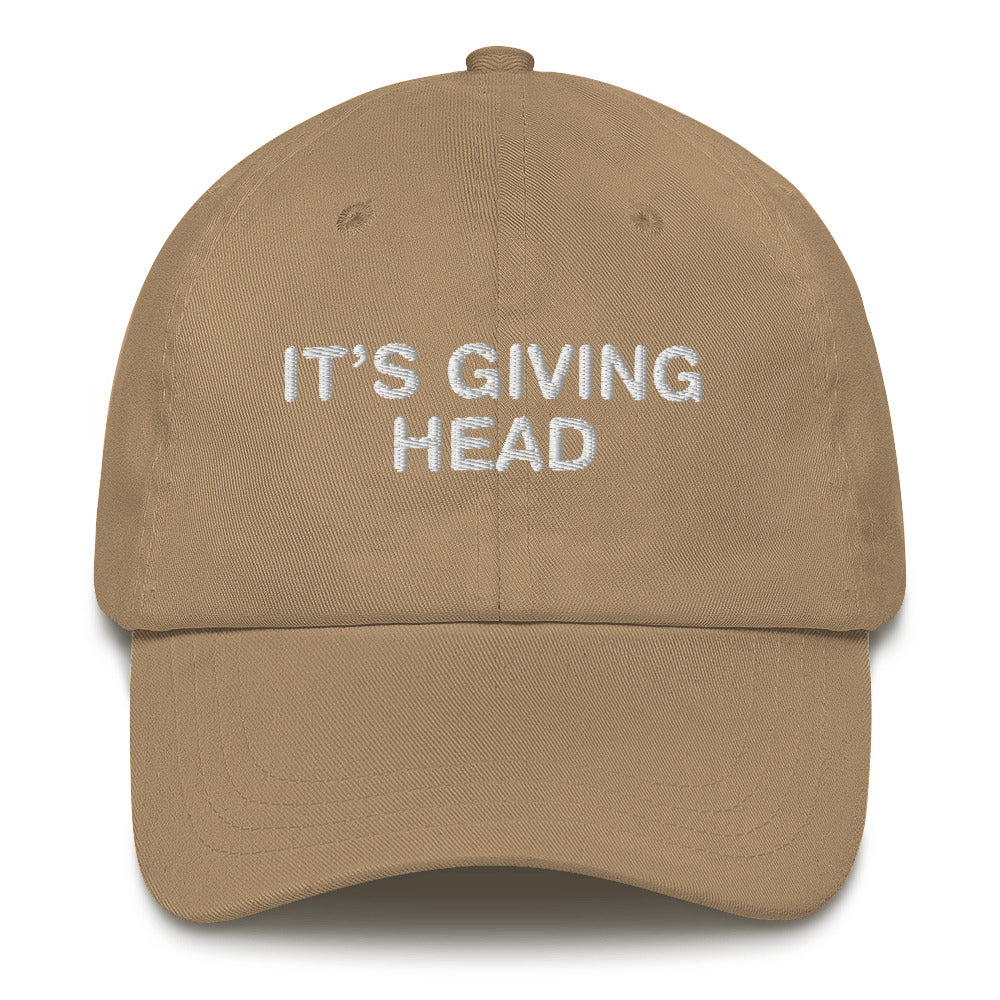 It's Giving Head Dad Hat.
