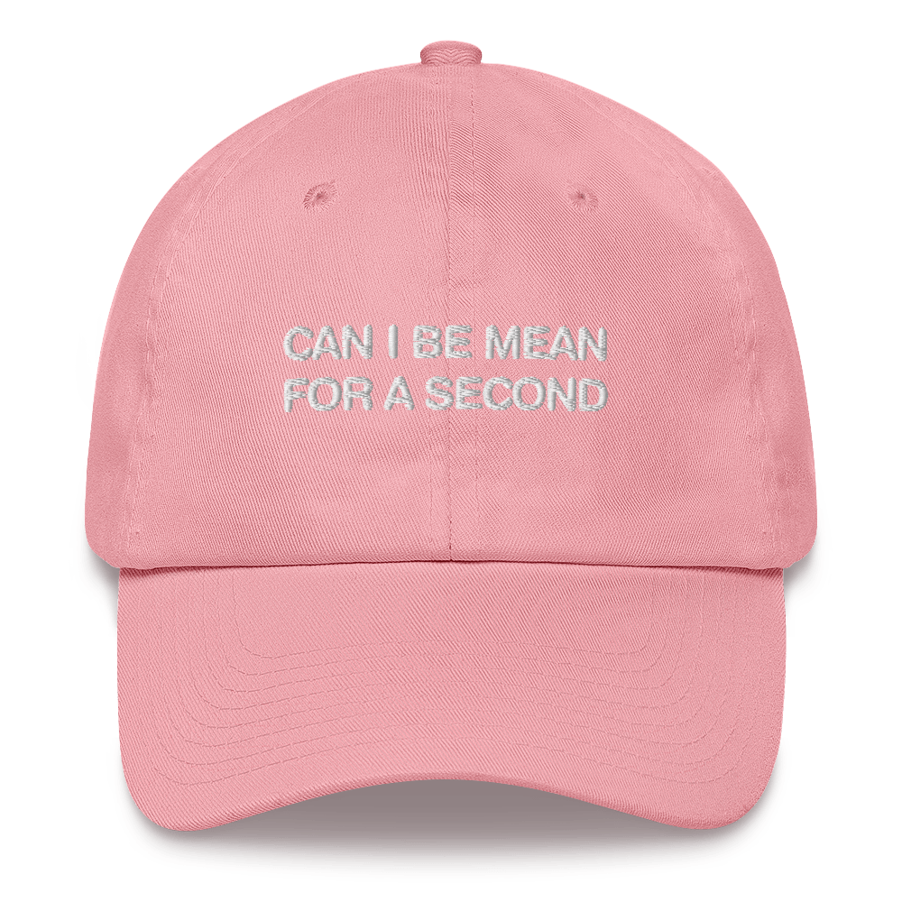 Can I Be Mean For A Second Dad Hat.