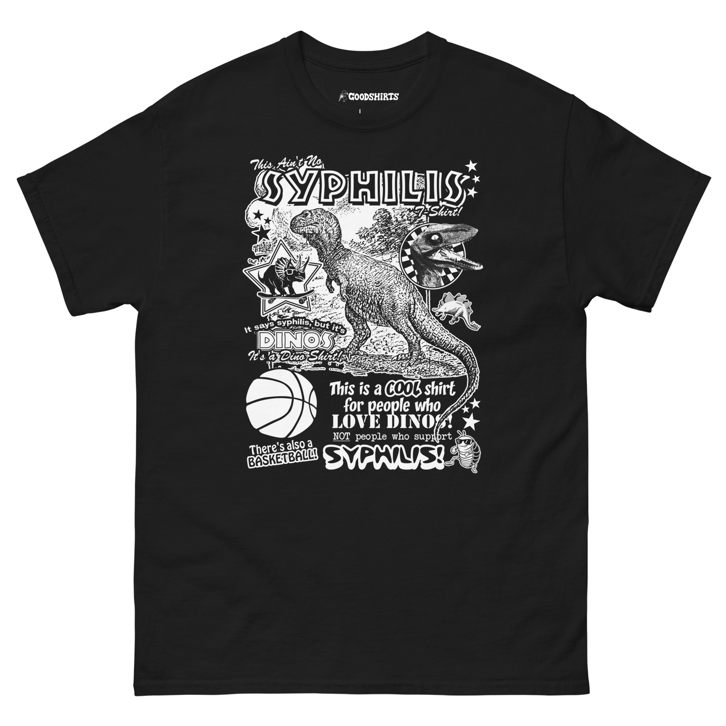 This Ain't No Syphilis T-Shirt! by @ArcaneBullshit.