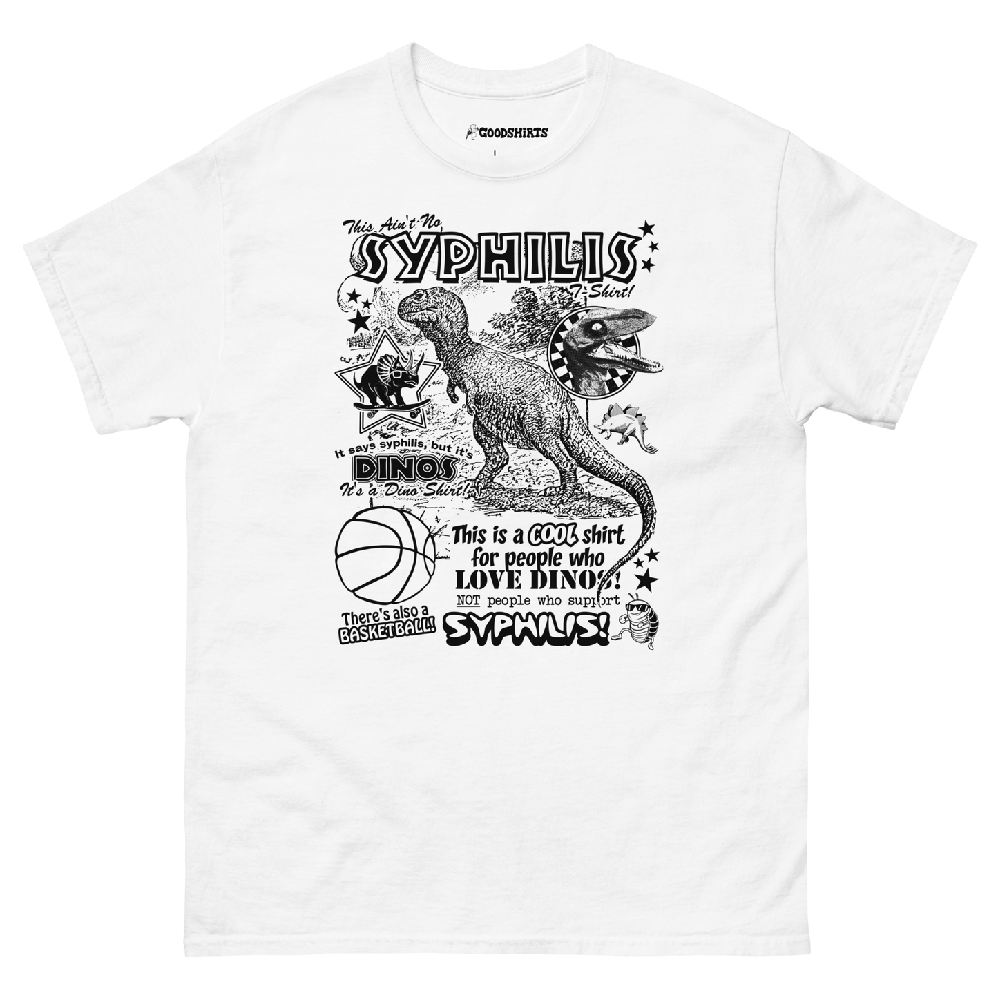 This Ain't No Syphilis T-Shirt! by @ArcaneBullshit.