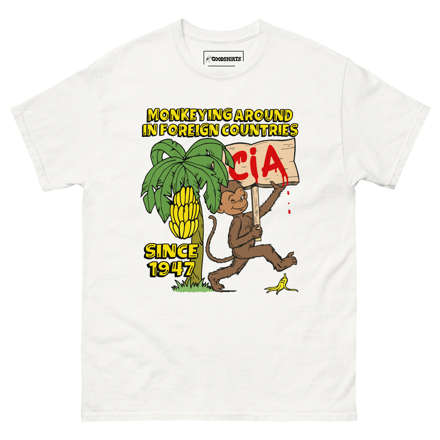 Monkeying Around In Foreign Countries Since 1947.