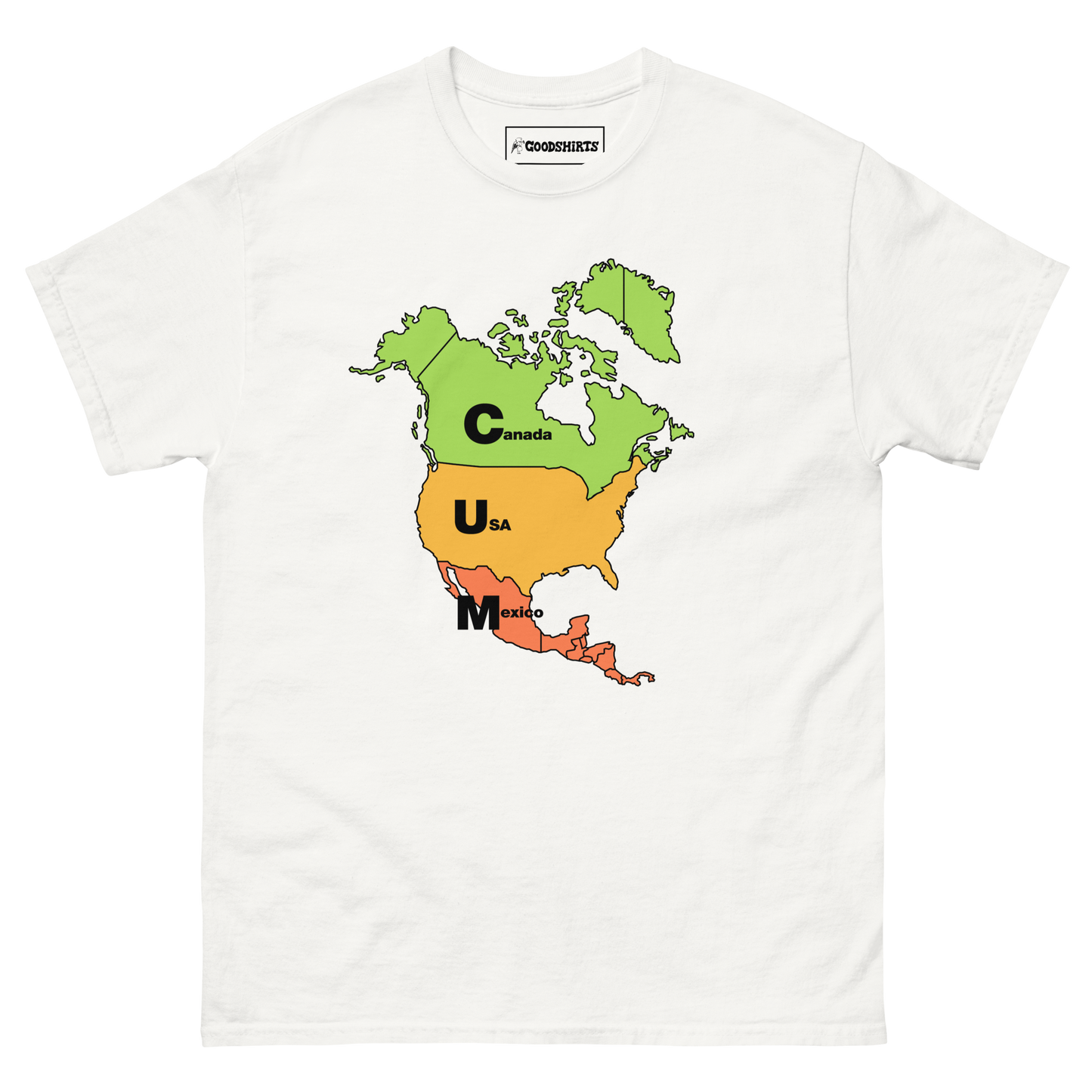 Cum Map (Canada, USA and Mexico).