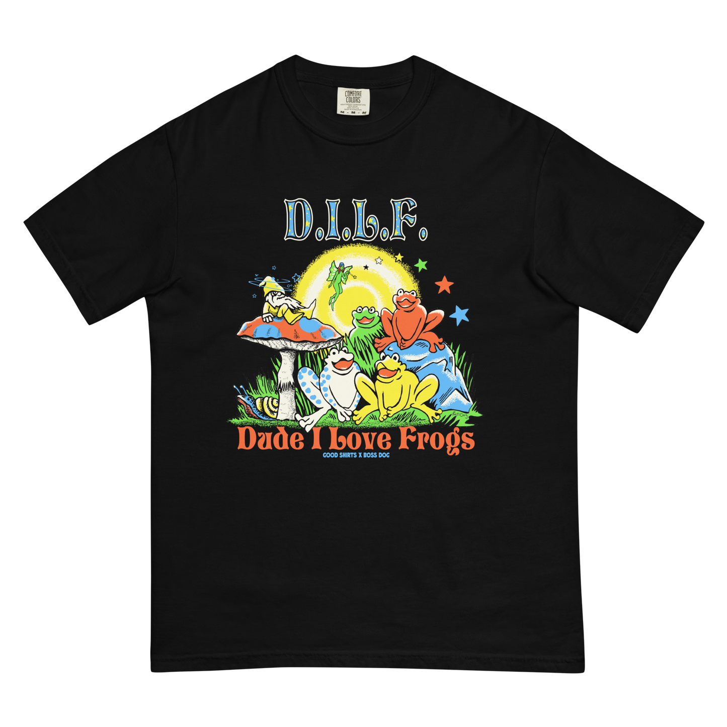 D.I.L.F. (Dude I Love Frogs) by Boss Dog x Good Shirts.