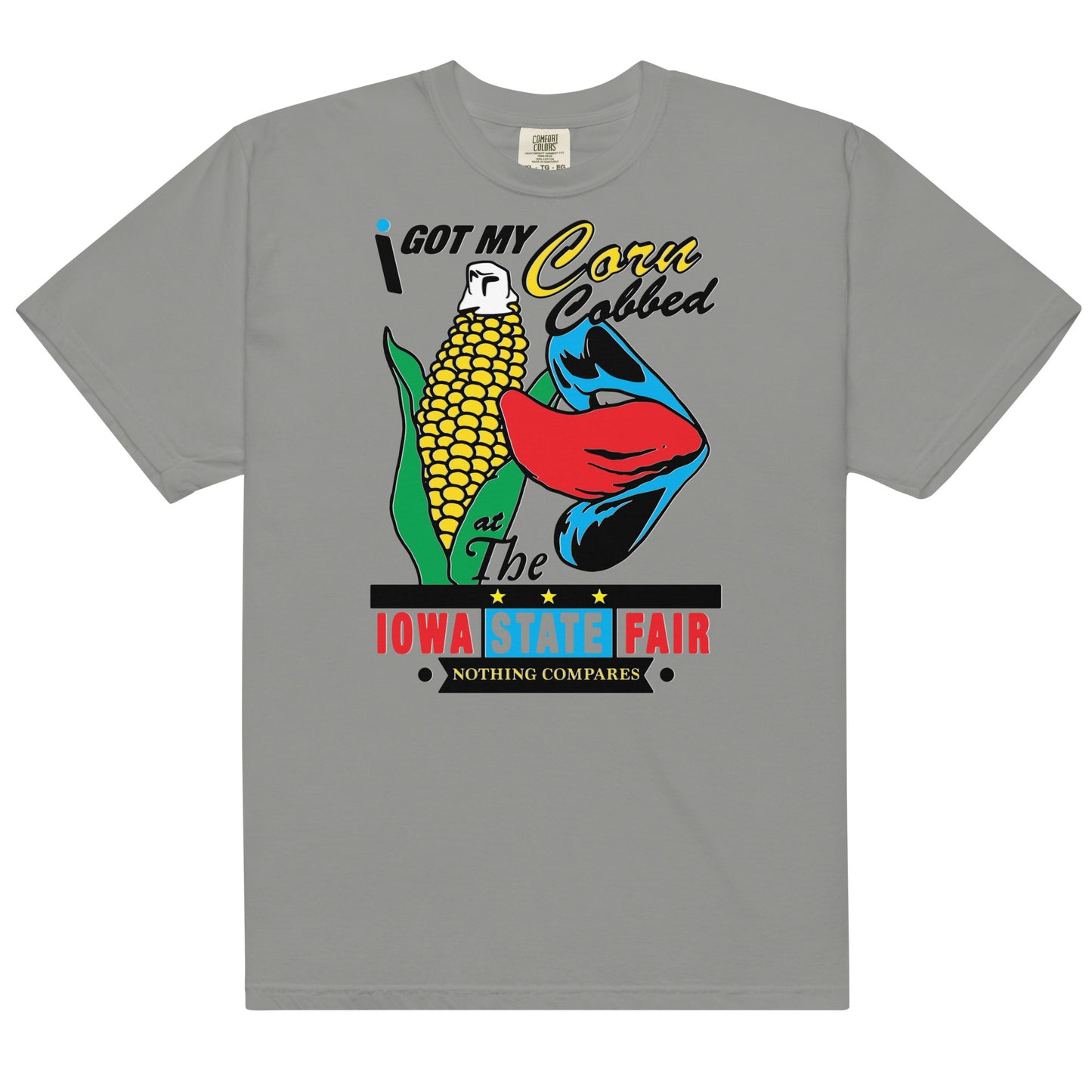 I got my corn cobbed at the Iowa State Fair.