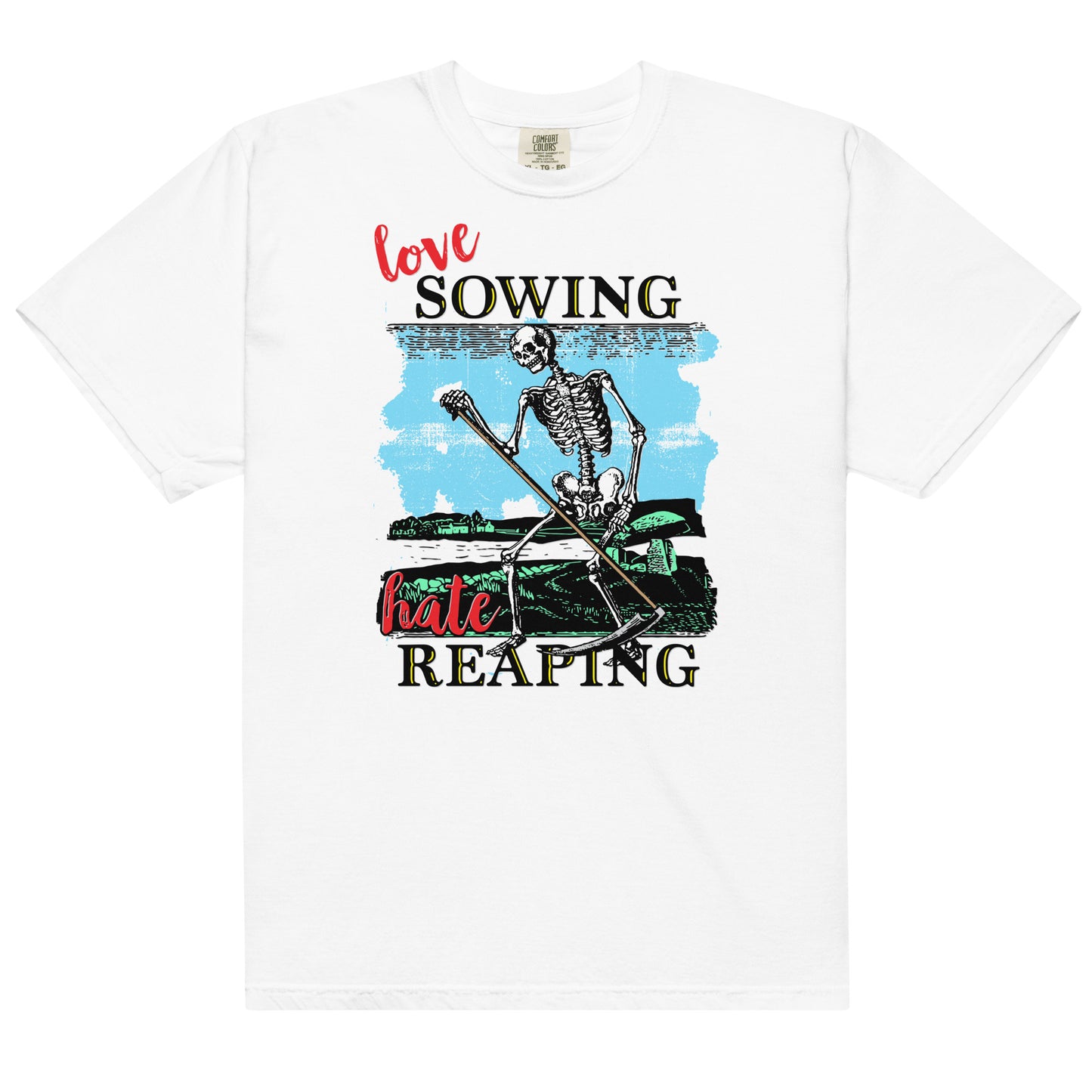 Love sowing, hate reaping.