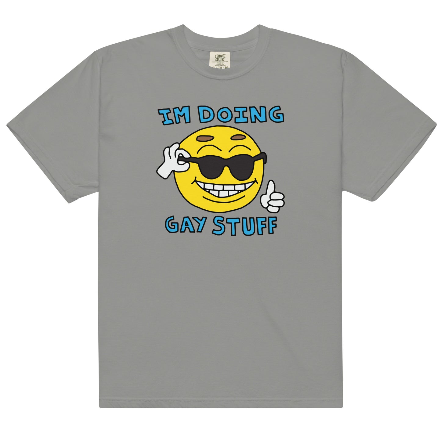 I'm doing gay stuff.