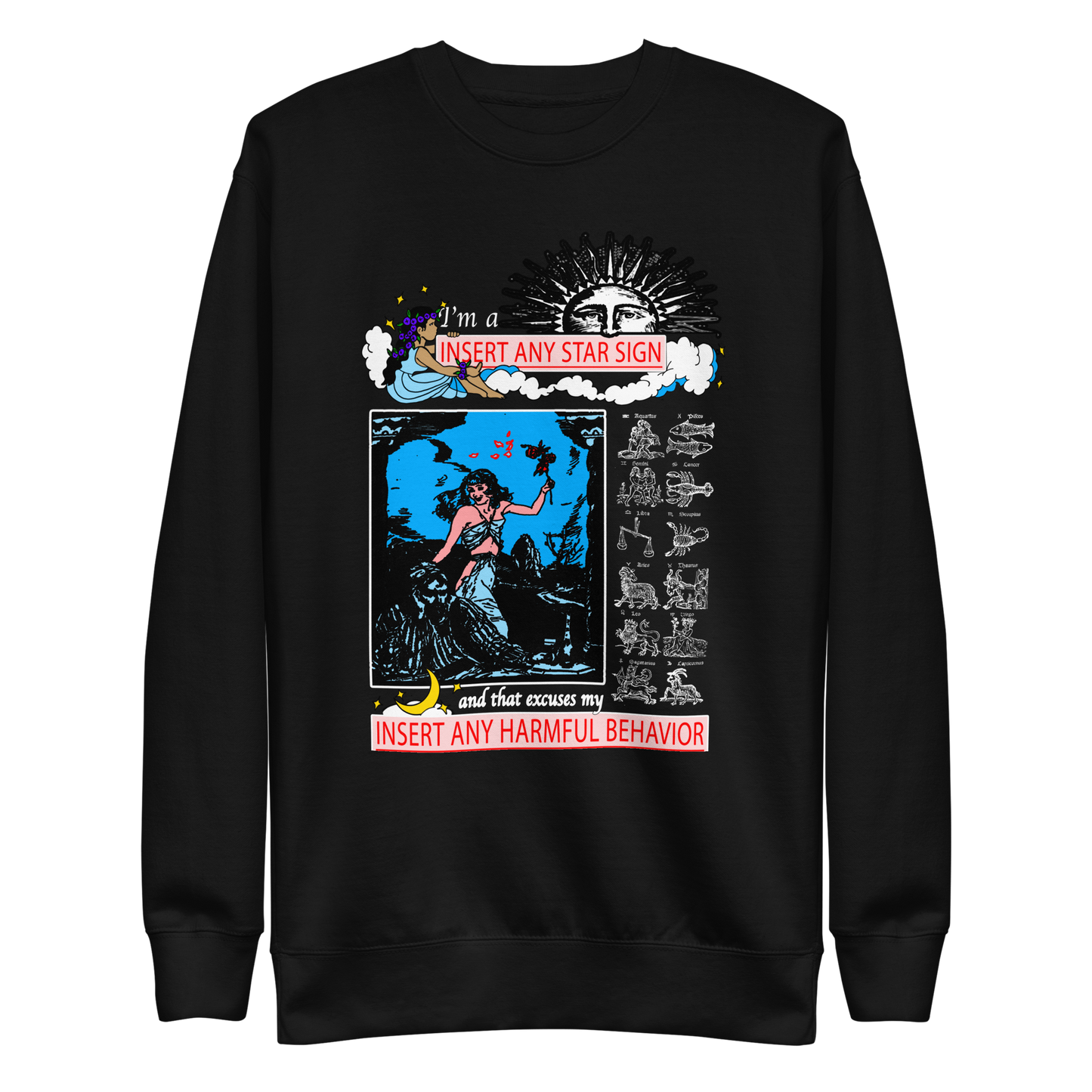 Insert Any Star Sign Crewneck.