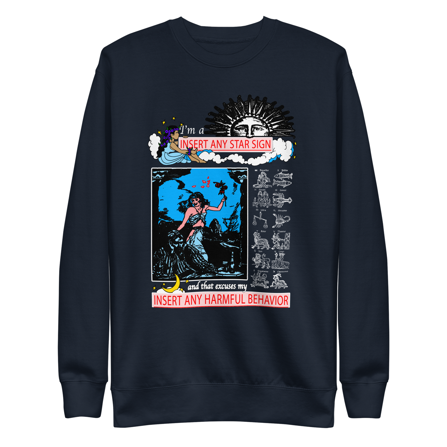 Insert Any Star Sign Crewneck.