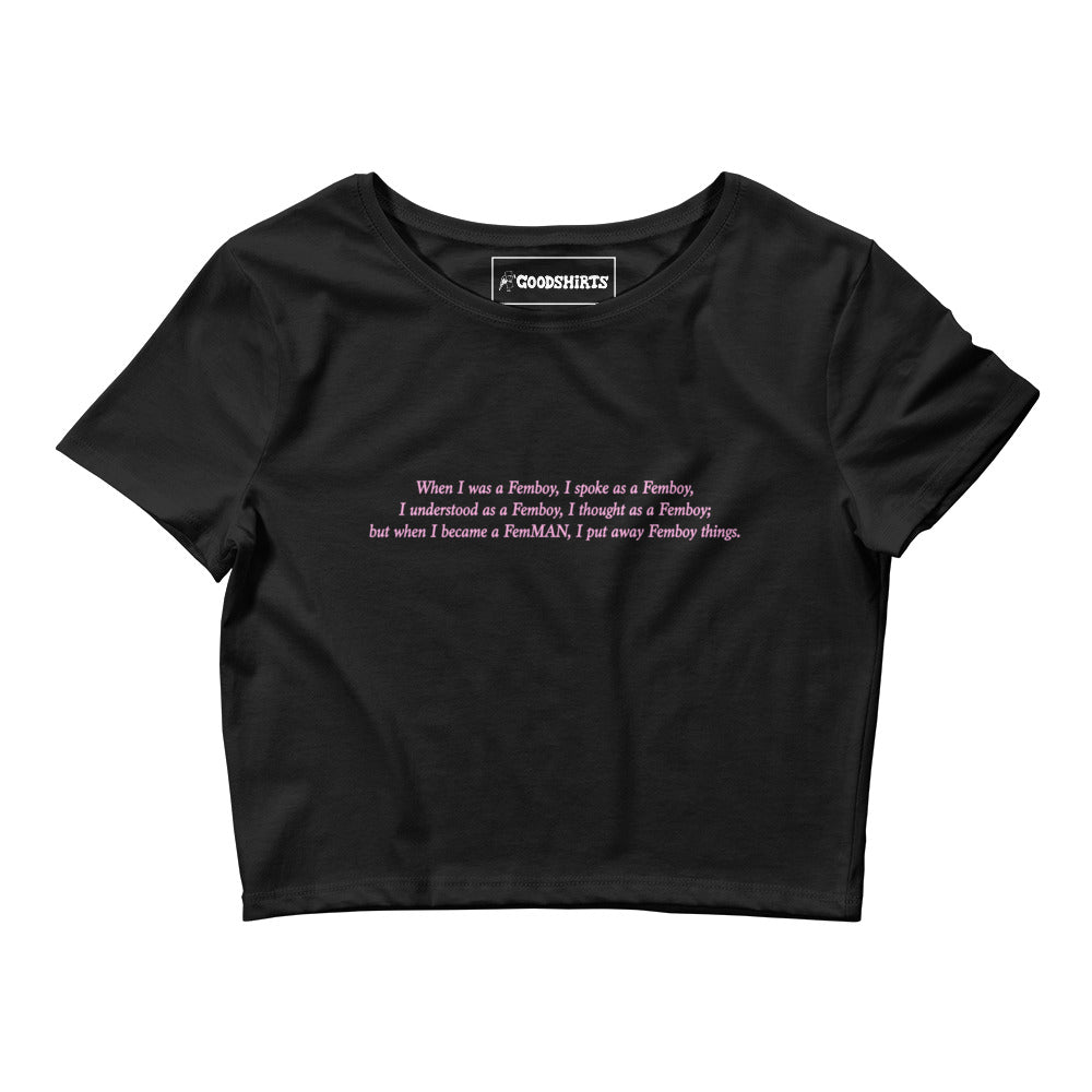 When I Was A Femboy Baby Tee.