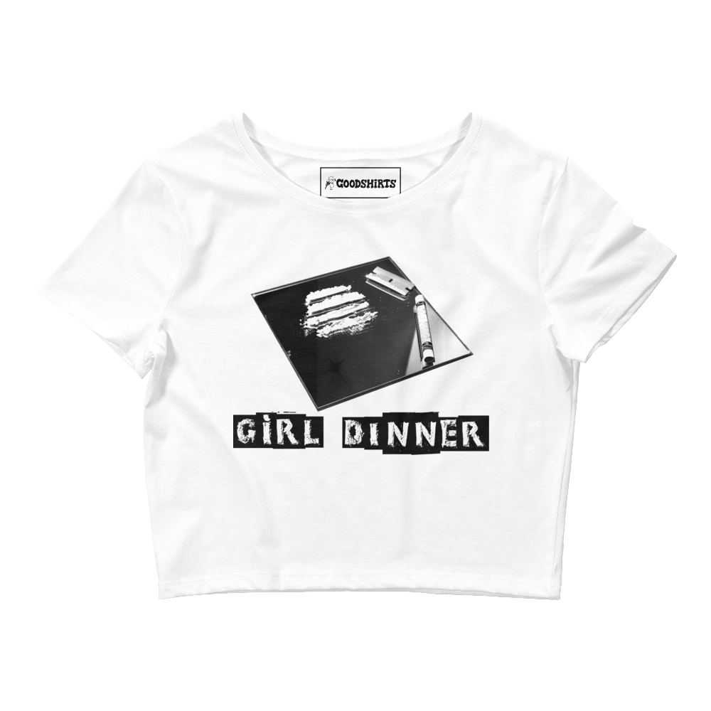 Girl Dinner Baby Tee.