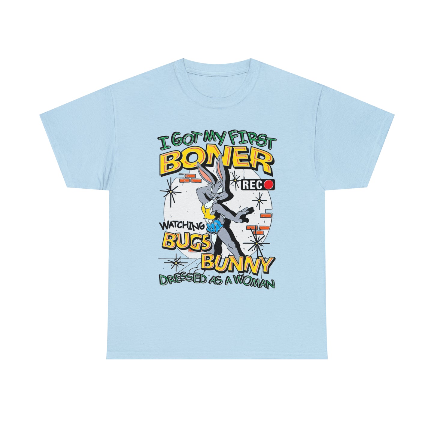 I got my first boner watching Bugs Bunny dressed as a woman.