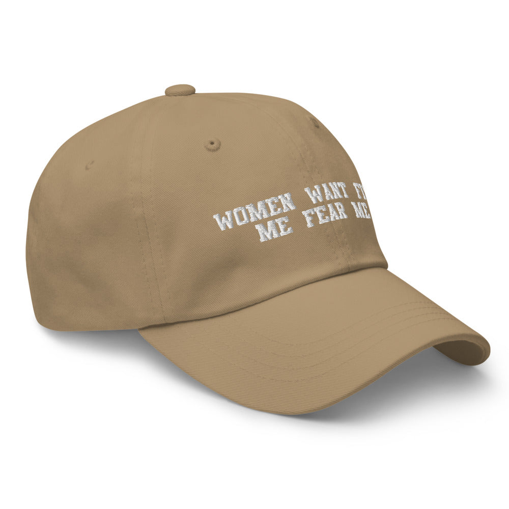 Women Want Fish Me Fear Me Hat.
