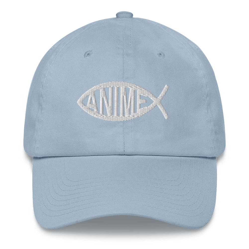 Anime Fish Dad Hat