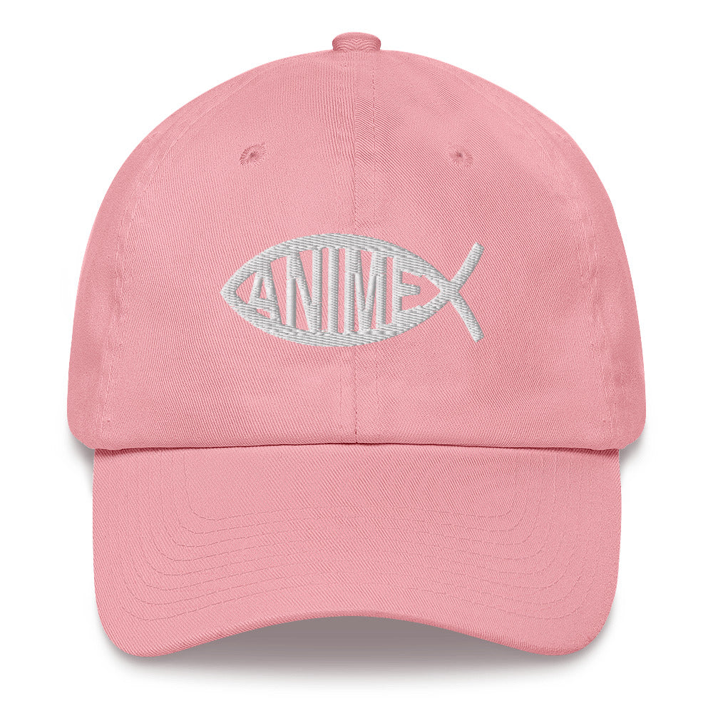 Anime Fish Dad Hat
