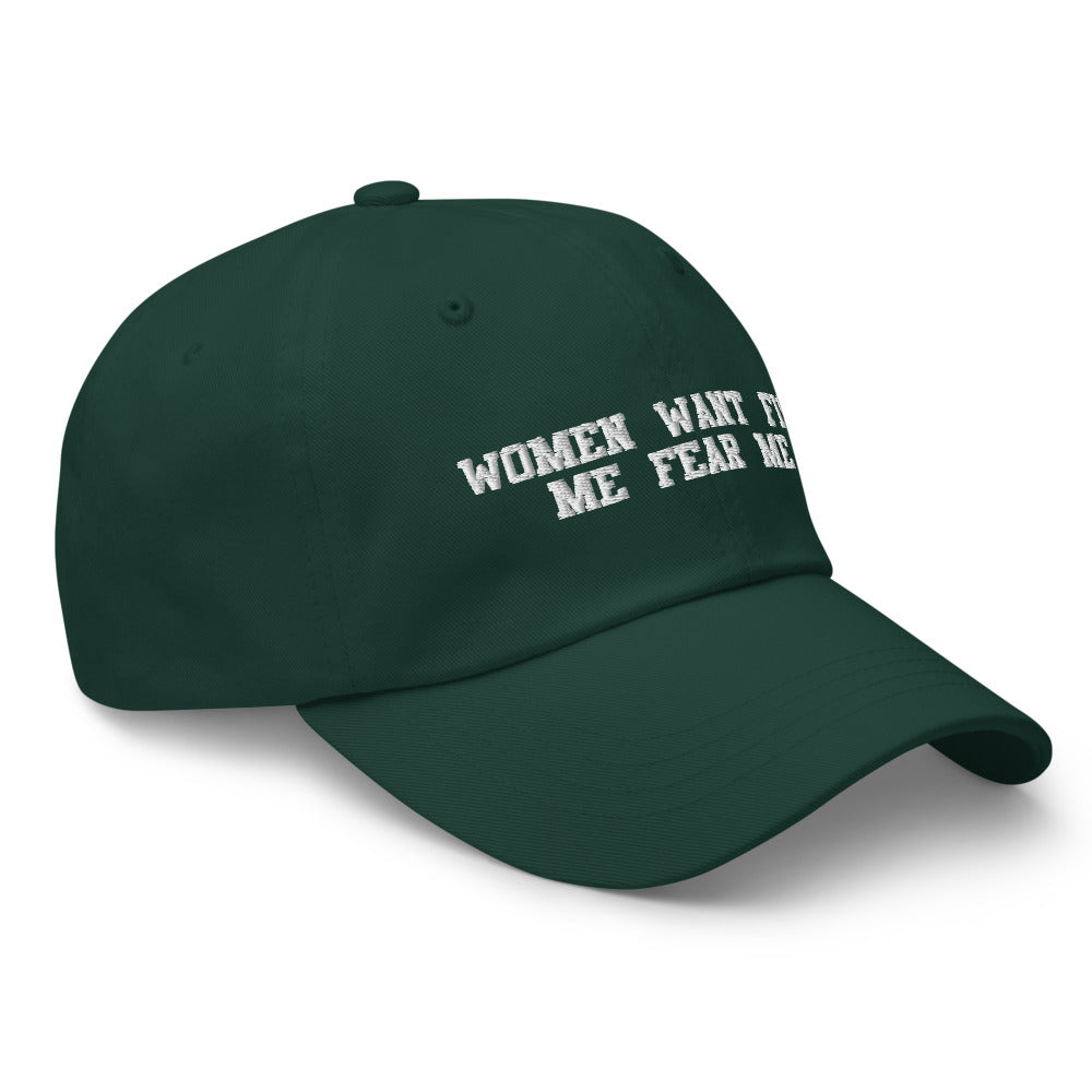 Women Want Fish Me Fear Me Hat.