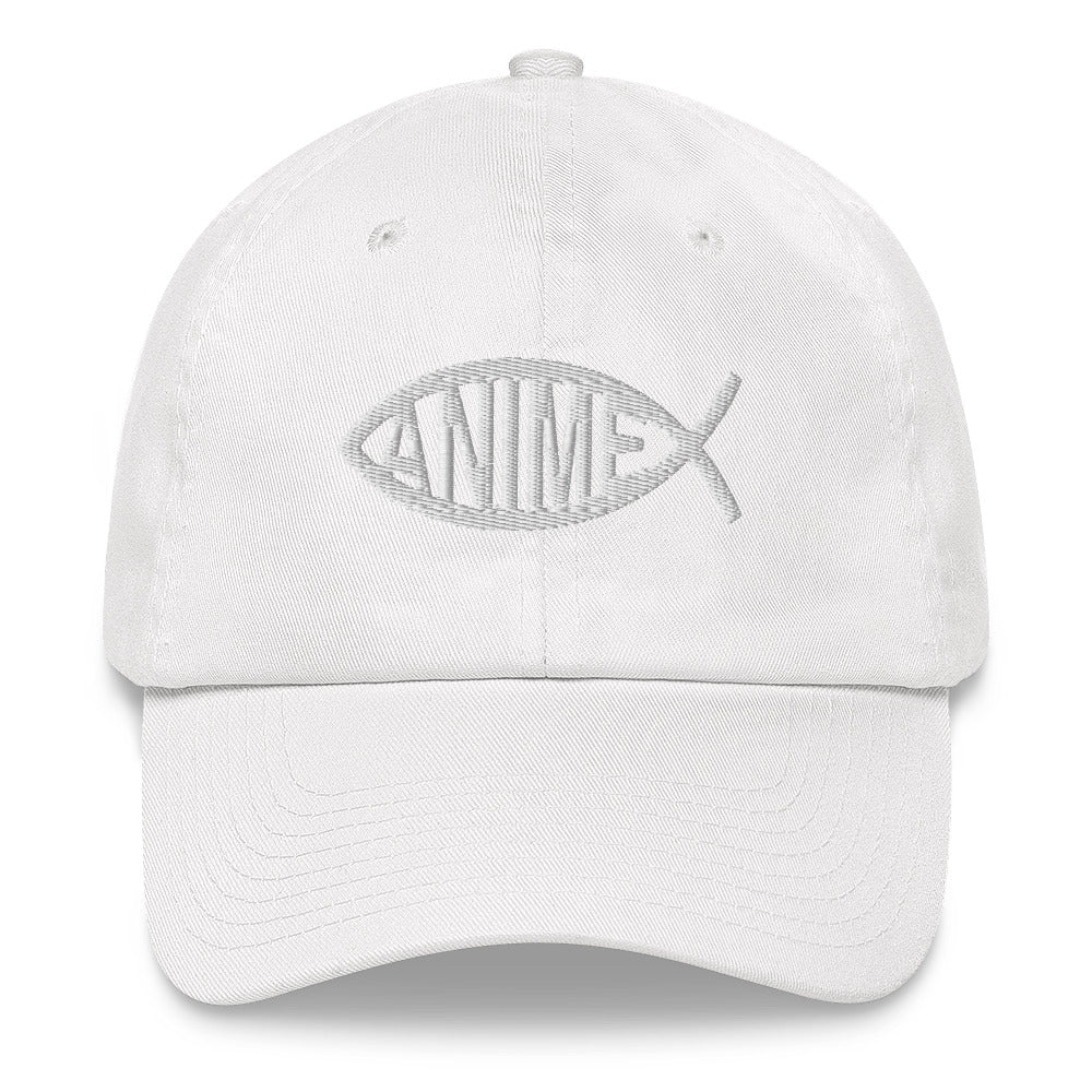 Anime Fish Dad Hat