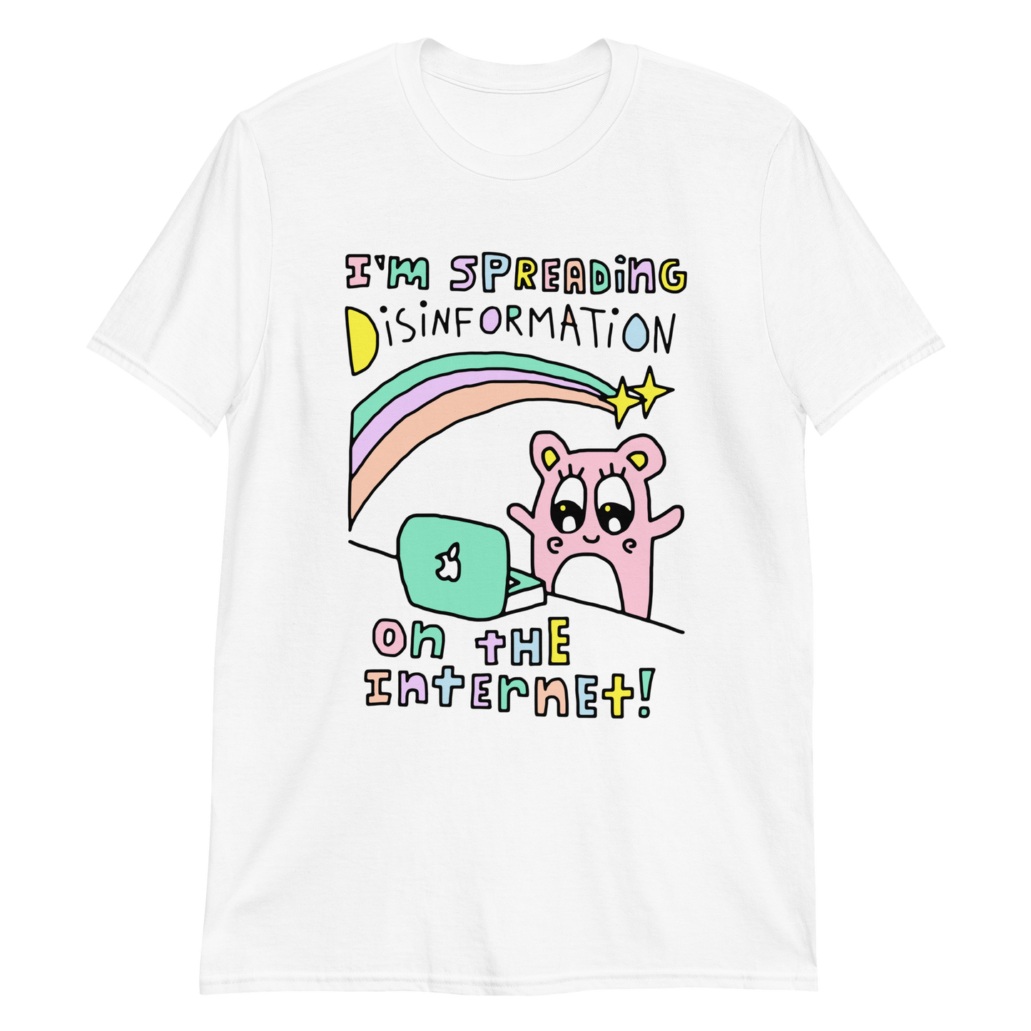 I'm spreading disinformation on the internet.