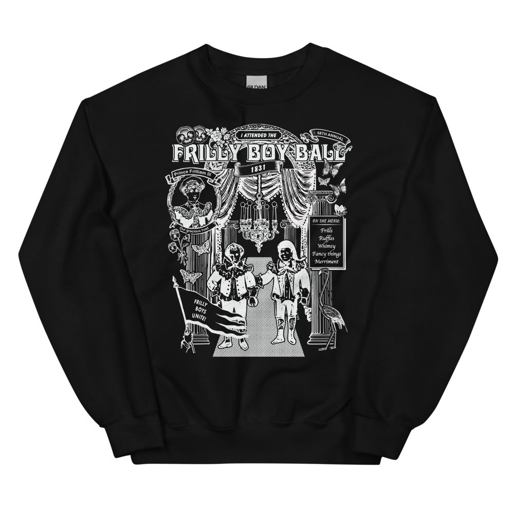 Frilly Boy Ball Sweatshirt by @ArcaneBullshit.