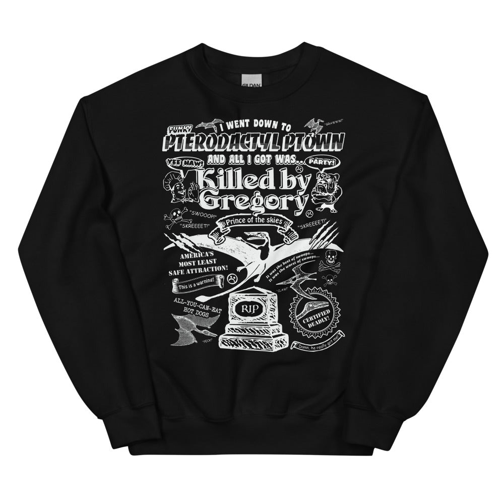 Pterodactyl (Gregory) Sweatshirt by @ArcaneBullshit.