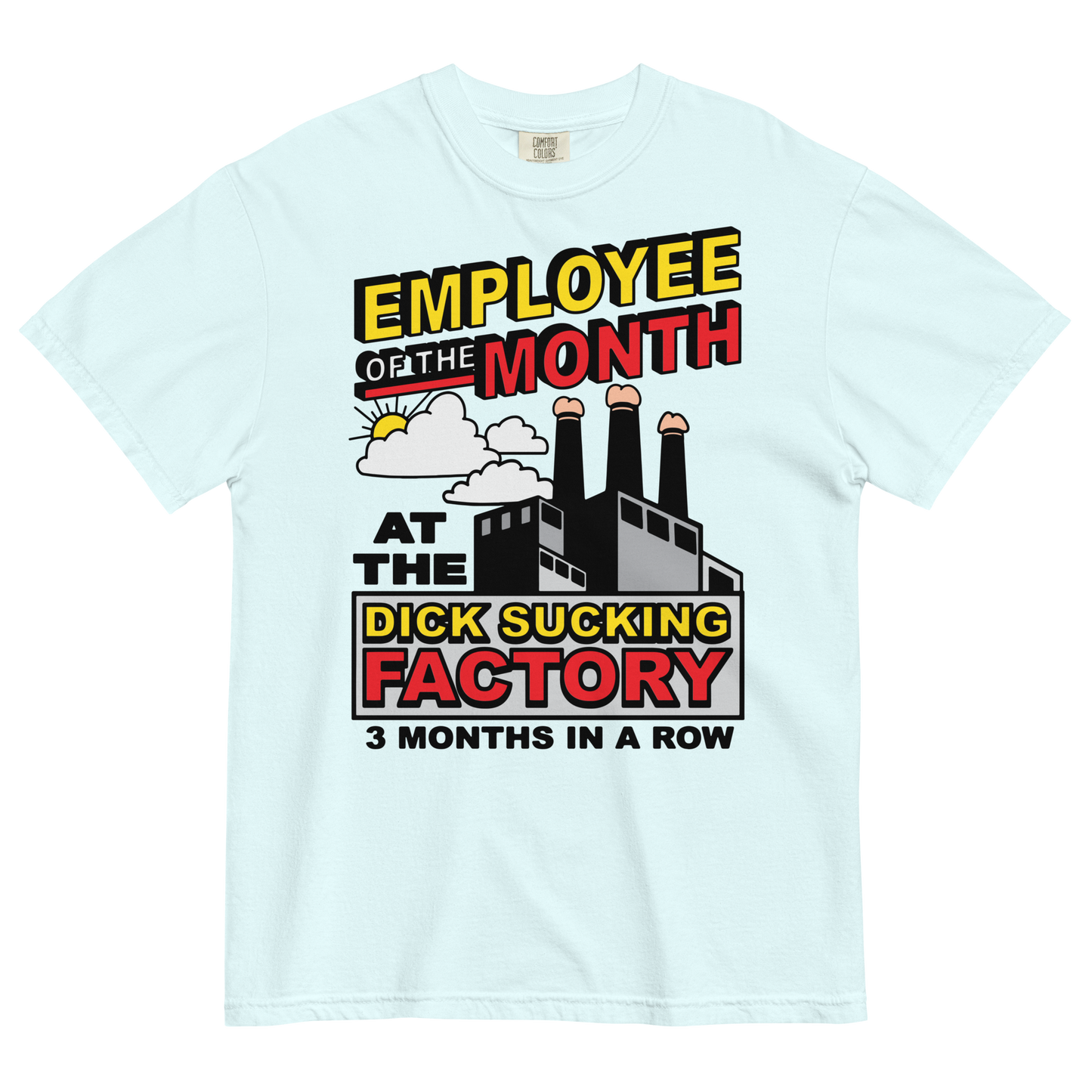 Employee Of The Month At The Dick Sucking Factory.