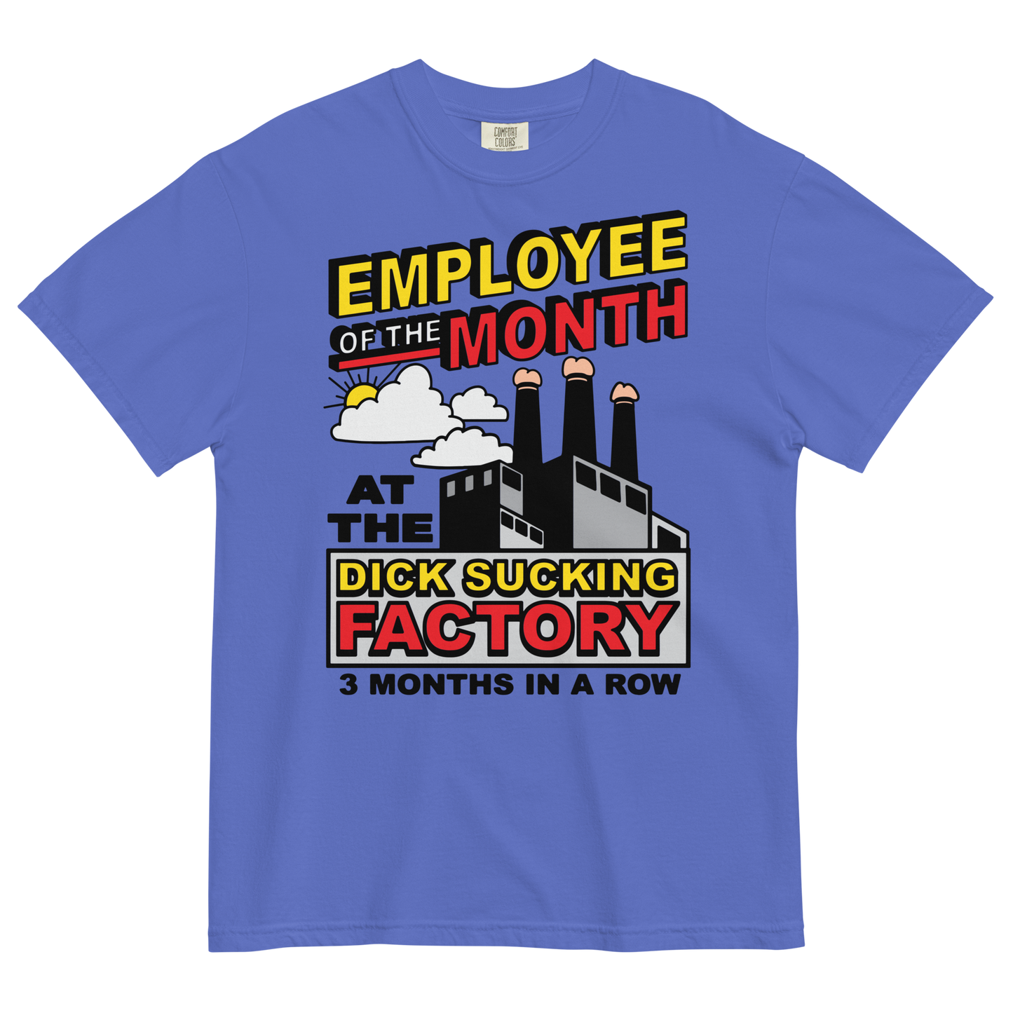 Employee Of The Month At The Dick Sucking Factory.
