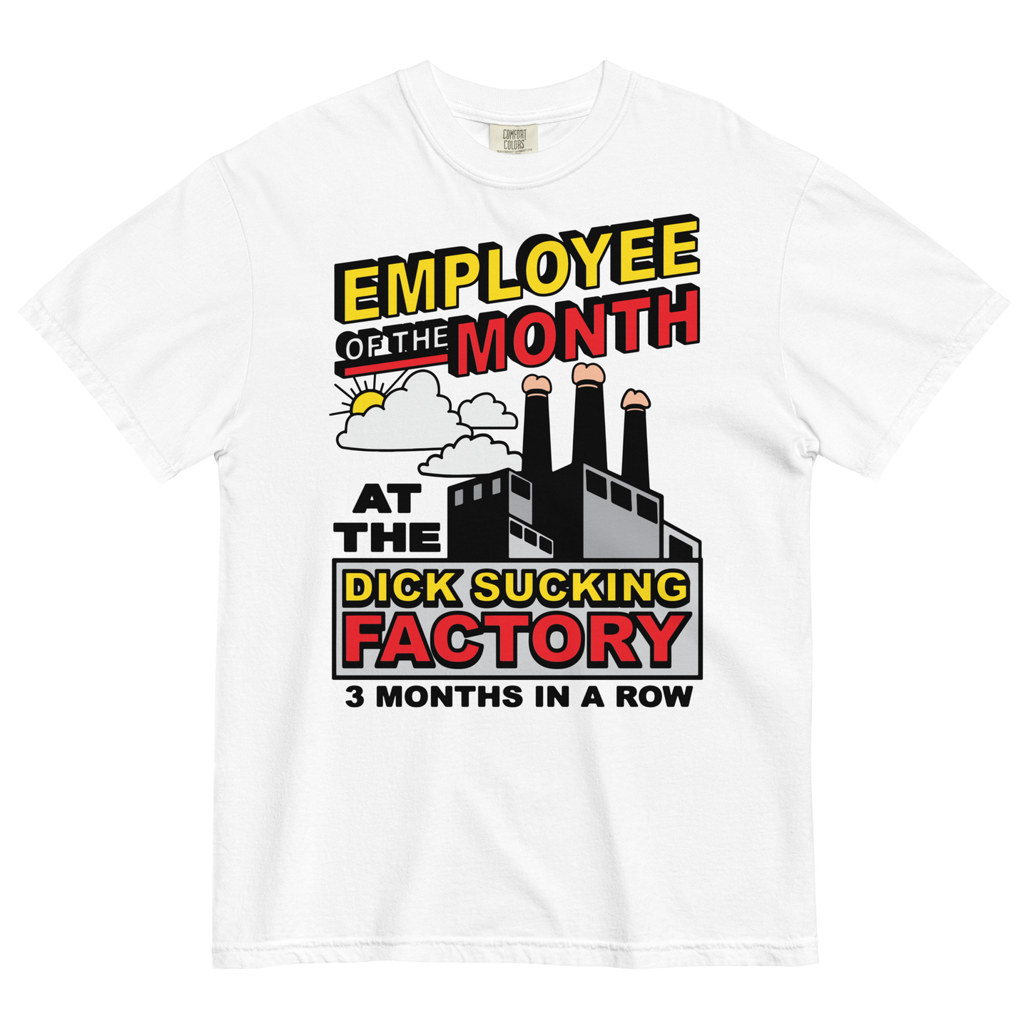 Employee Of The Month At The Dick Sucking Factory.