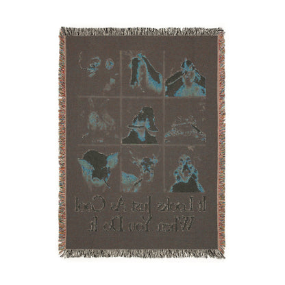 It Looks Just As Cool When You Do It Woven Blanket.