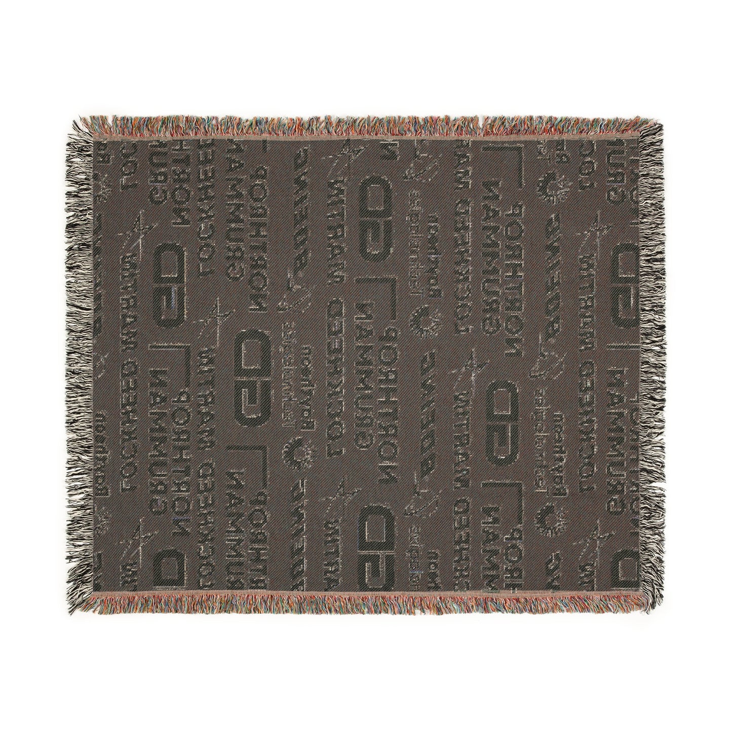 Military Industrial Complex Woven Blanket.