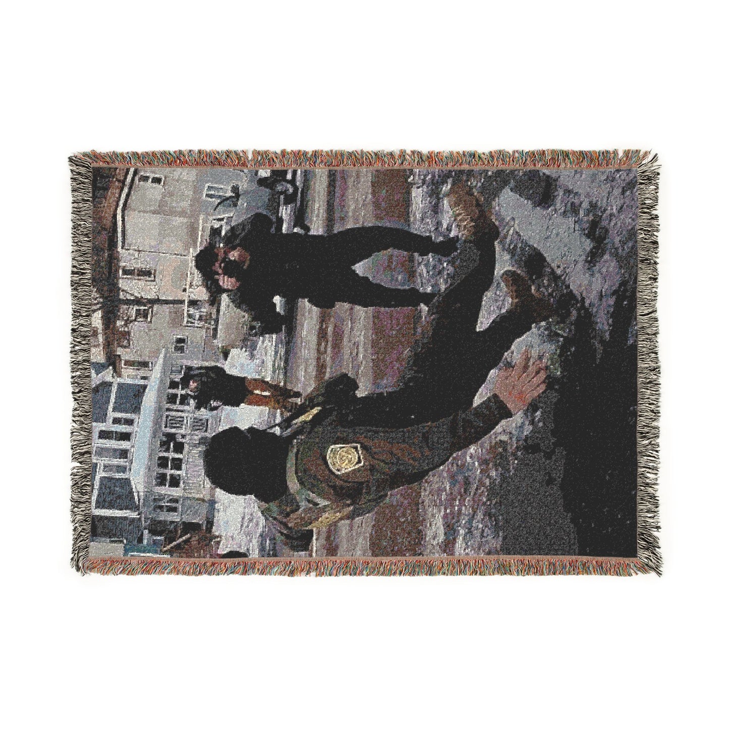 ICE slipping on ice blanket.