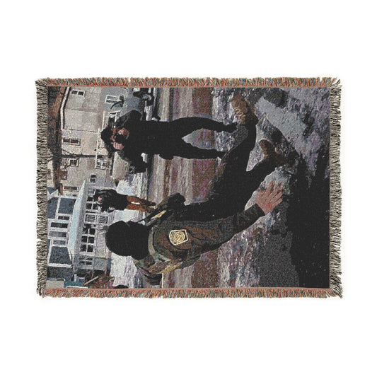 ICE slipping on ice blanket.