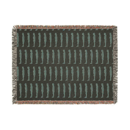 Saddam Hiding Spot Woven Blanket.