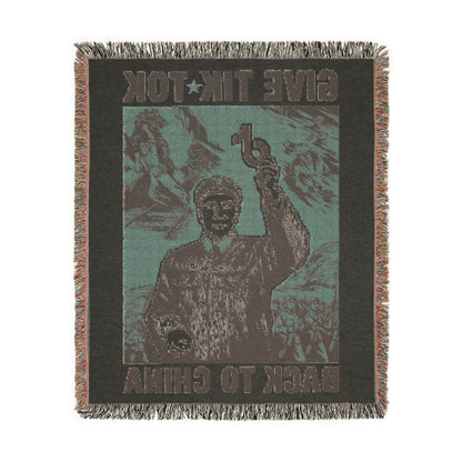 Give Tech Back To China Woven Blanket 1.