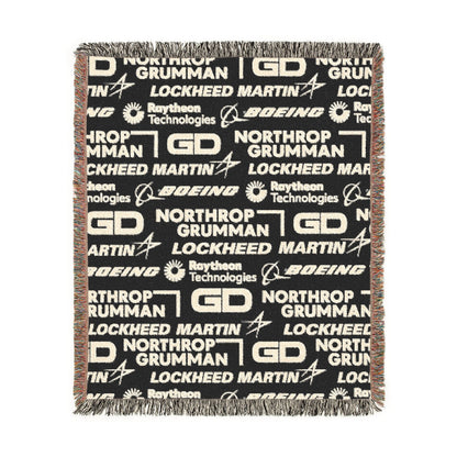 Military Industrial Complex Woven Blanket.