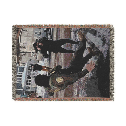 ICE slipping on ice blanket.