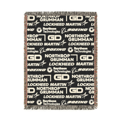 Military Industrial Complex Woven Blanket.