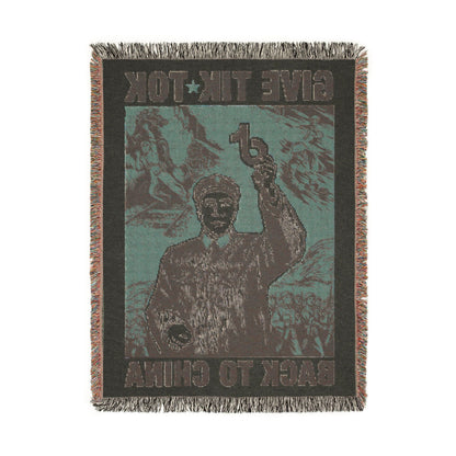 Give Tech Back To China Woven Blanket 1.