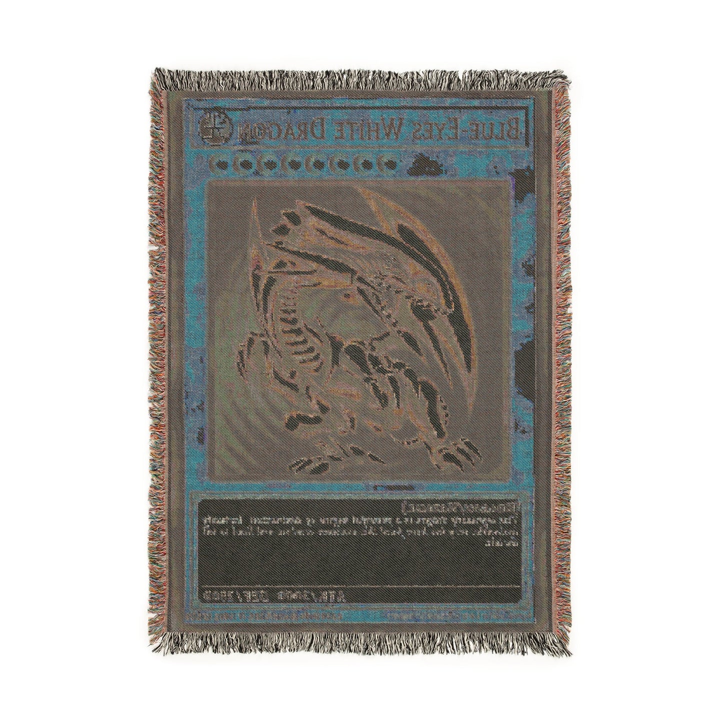Dragon Trading Card Woven Blanket.