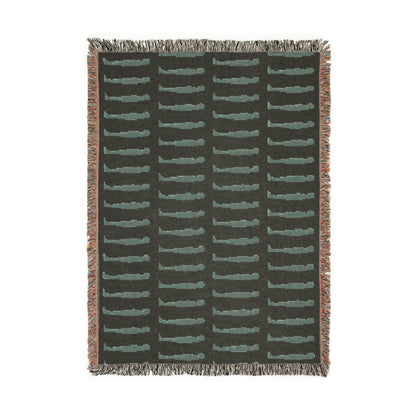 Saddam Hiding Spot Woven Blanket.