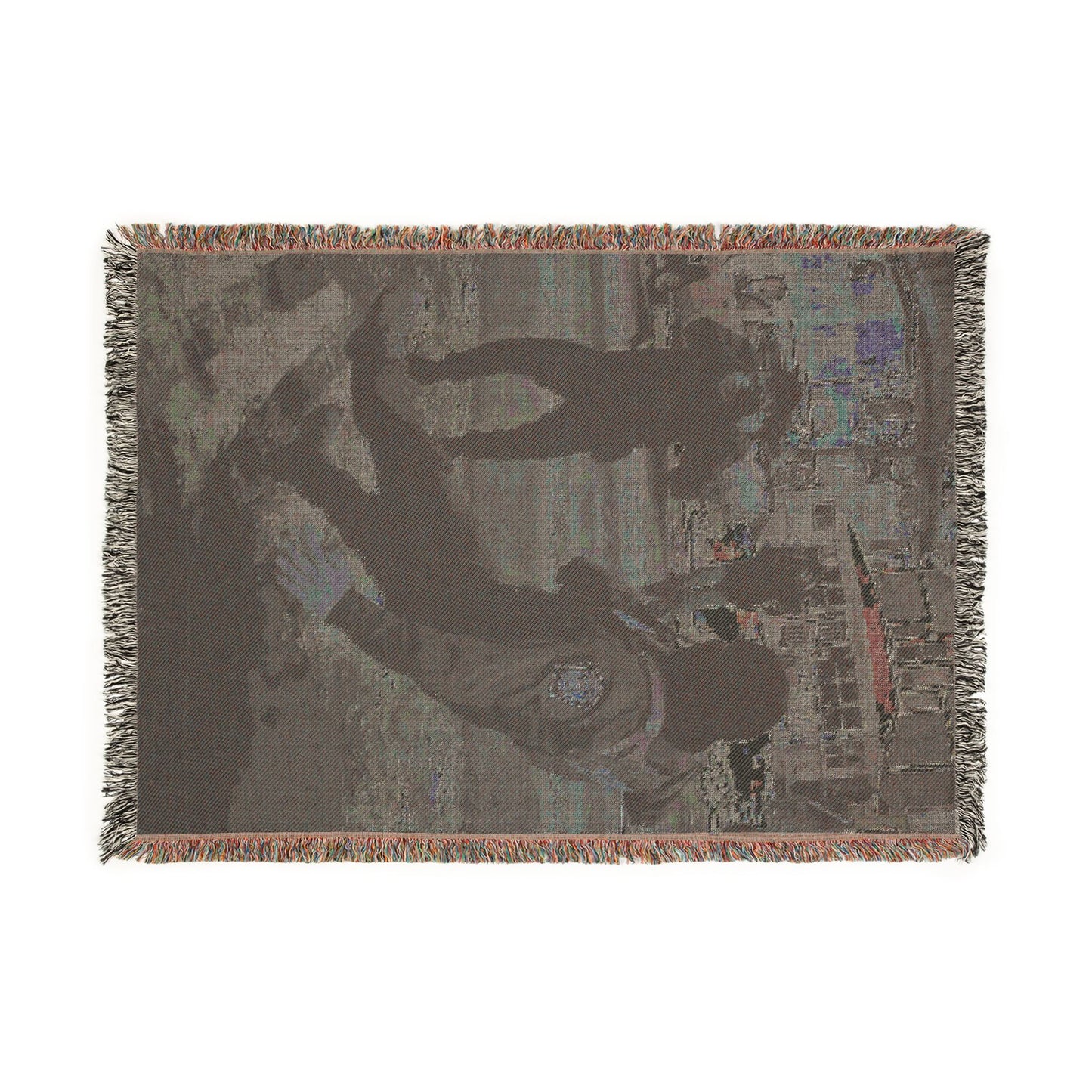 ICE slipping on ice blanket.