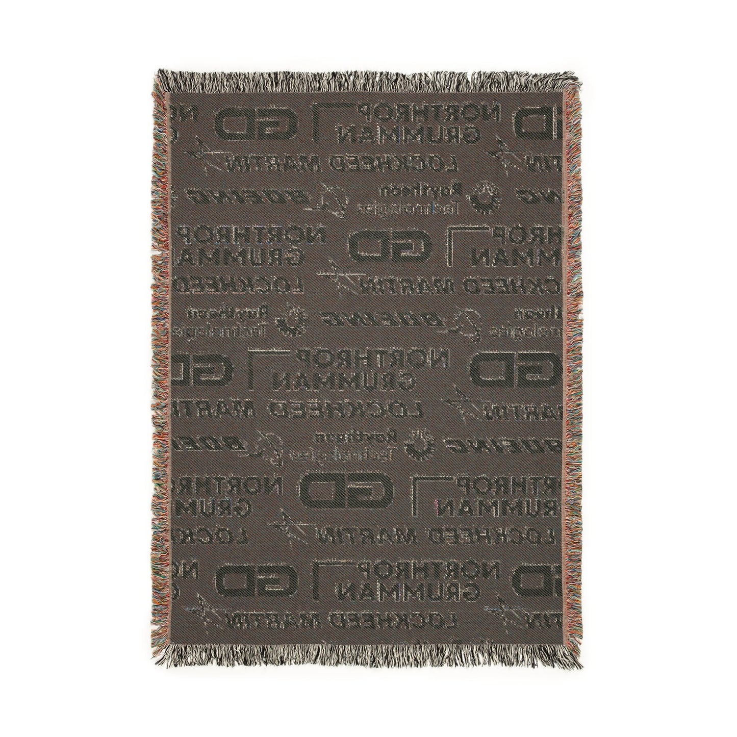 Military Industrial Complex Woven Blanket.