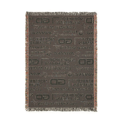 Military Industrial Complex Woven Blanket.