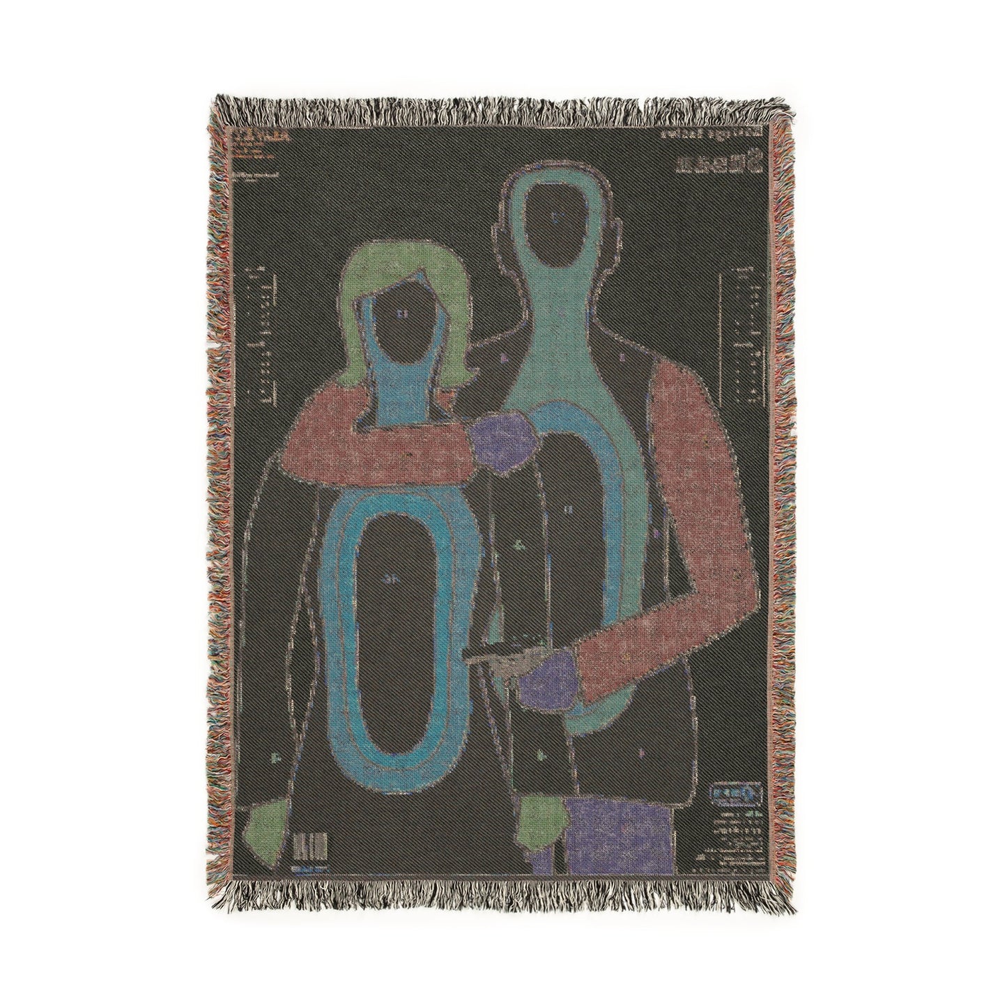 Hostage Gun Target Woven Blanket.