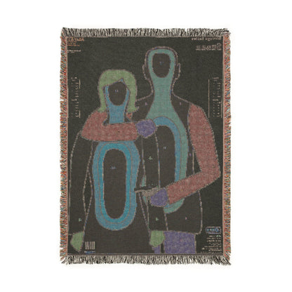 Hostage Gun Target Woven Blanket.