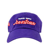 PURPLE STRAPBACK DAD CAP