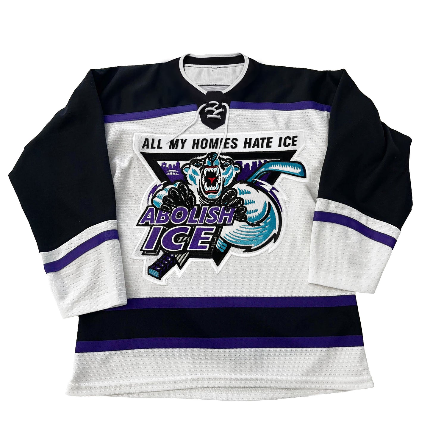Abolish ICE Hockey Jersey.